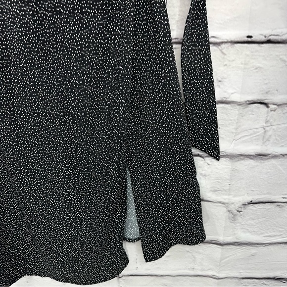 LAUNDRY By Shelli Segal Skirt Size Small Polka Dots Black White Lightwei… - Picture 3 of 15